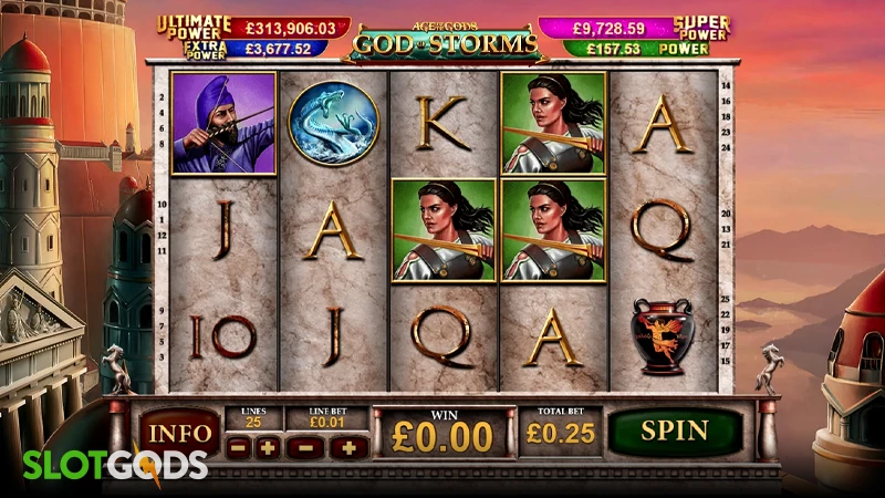 Age of the Gods: God of Storms Online Slot by Playtech