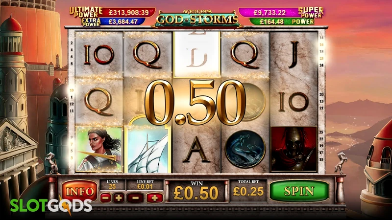 Age of the Gods: God of Storms Slot - Screenshot 4