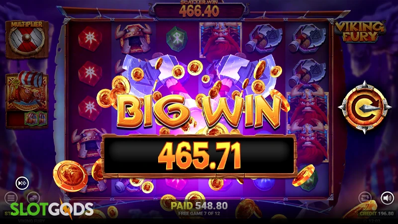 Viking Fury Spinfinity Slot - Screenshot 4