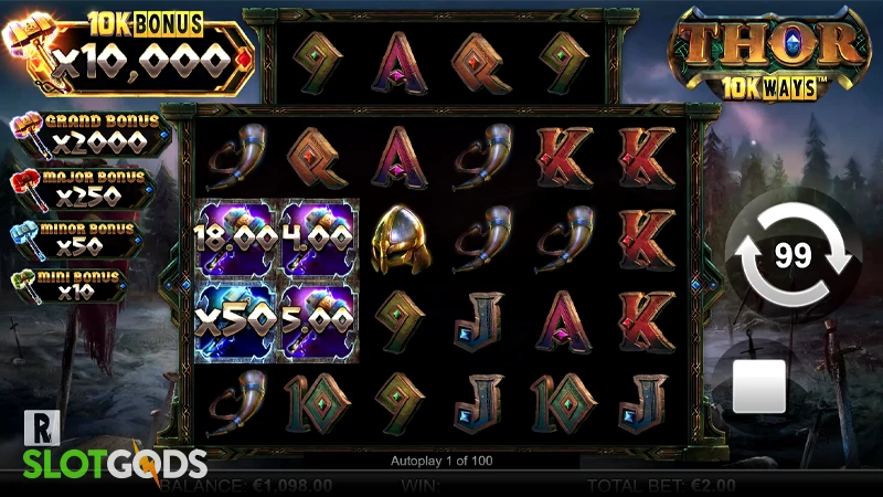Thor 10K Ways Slot - Screenshot 
