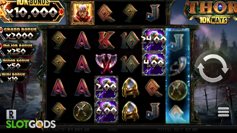 Thor 10K Ways Slot - Screenshot 2