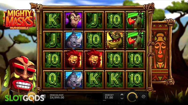 Mighty Masks Slot - Screenshot 