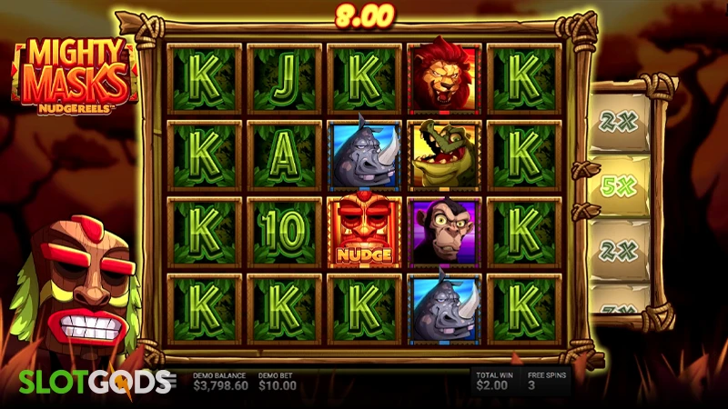 Mighty Masks Slot - Screenshot 3