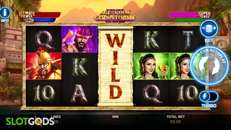 Age of the Gods: God of Storms 3 Slot - Screenshot 