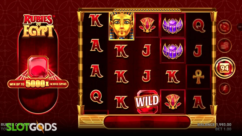 Rubies of Egypt Slot - Screenshot 