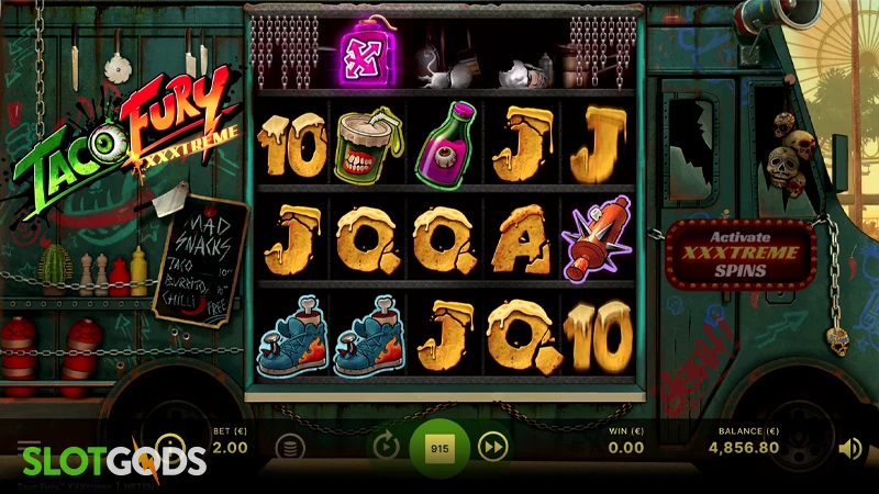 Taco Fury XXXtreme Slot - Screenshot 
