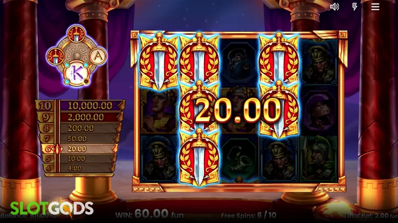 10 Swords Slot - Screenshot 