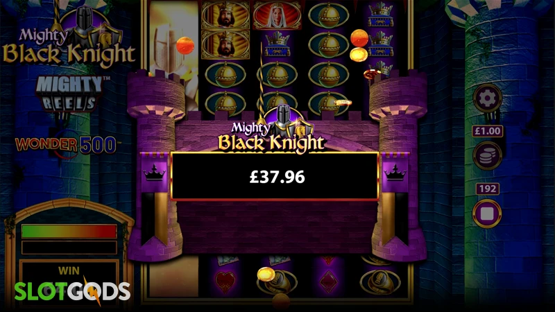 Mighty Black Knight Slot - Screenshot 4