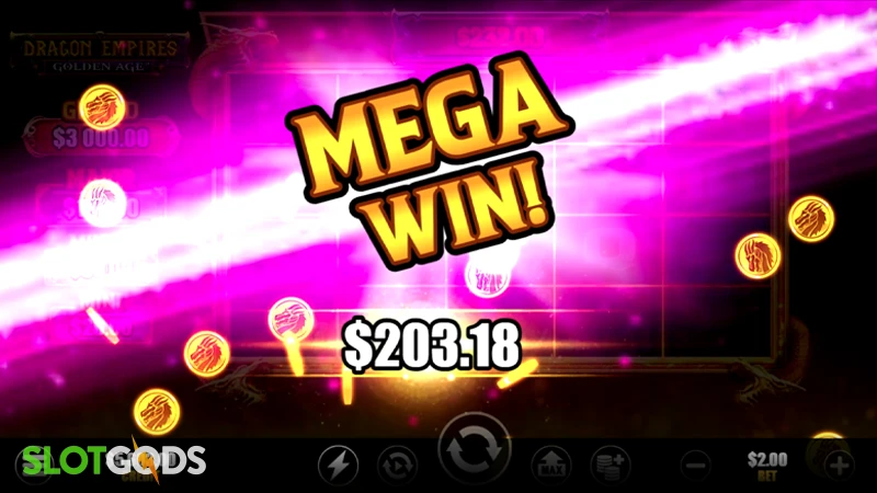 Dragon Empires Golden Age Slot - Screenshot 4