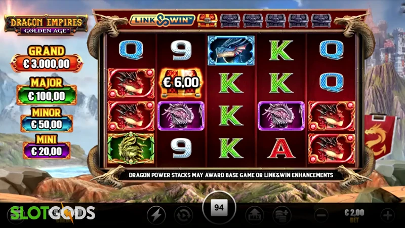 Dragon Empires Golden Age Slot - Screenshot 
