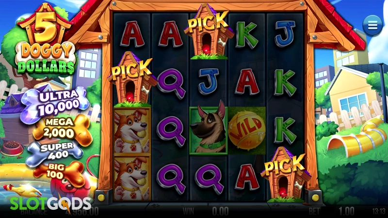 5 Doggy Dollars Slot - Screenshot 2