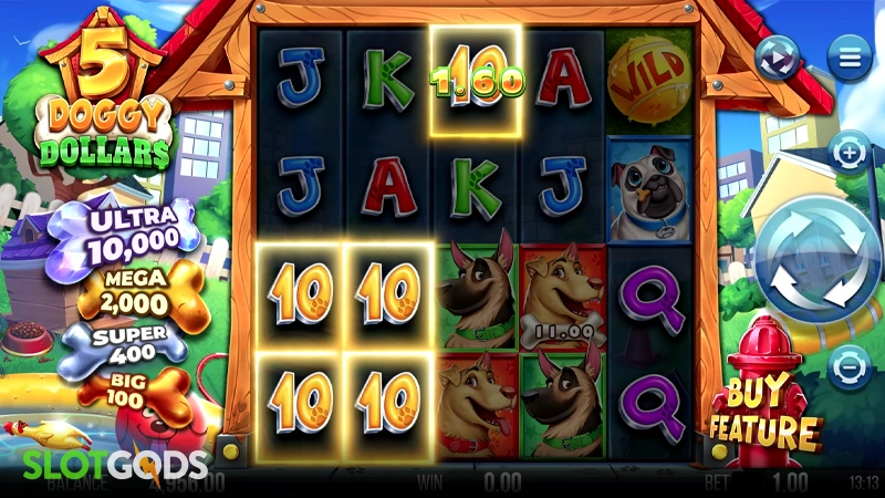 5 Doggy Dollars Slot - Screenshot 3