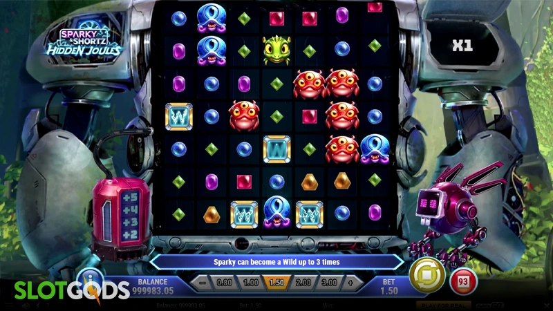 Sparky and Shortz Hidden Joules Slot - Screenshot 