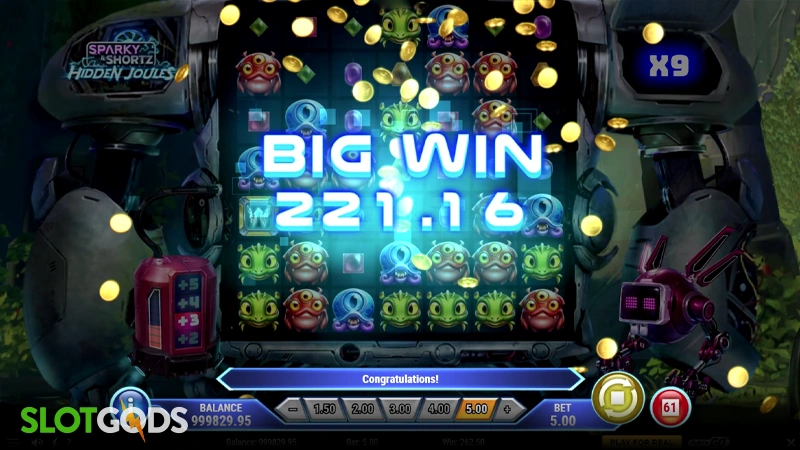 Sparky and Shortz Hidden Joules Slot - Screenshot 4