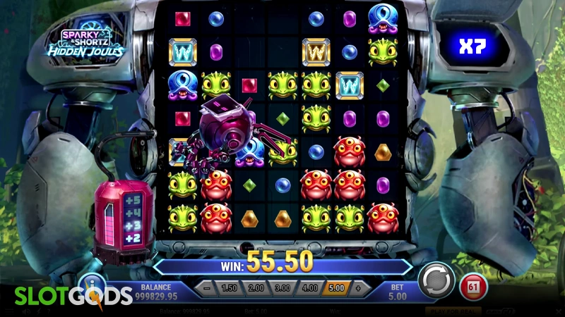 Sparky and Shortz Hidden Joules Slot - Screenshot 3