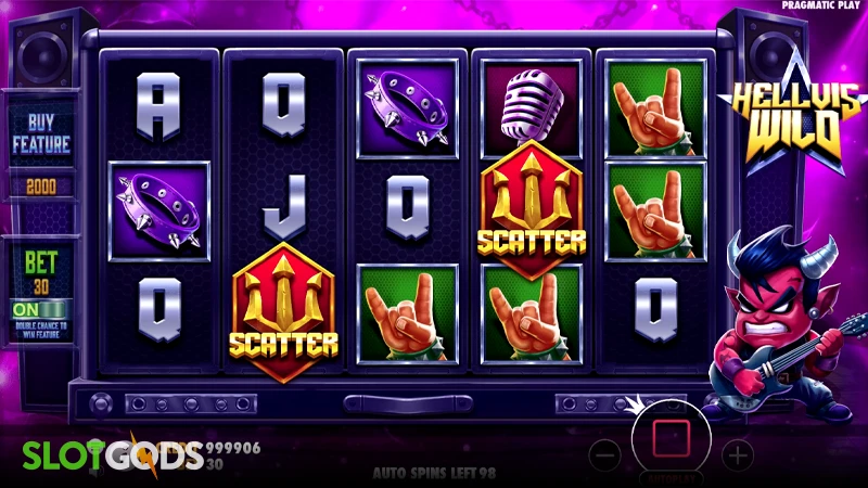 Hellvis Wild Slot - Screenshot 