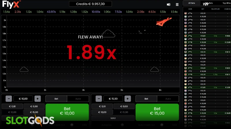 FlyX Slot - Screenshot 2