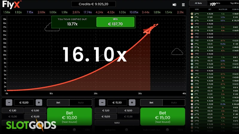 FlyX Slot - Screenshot 4