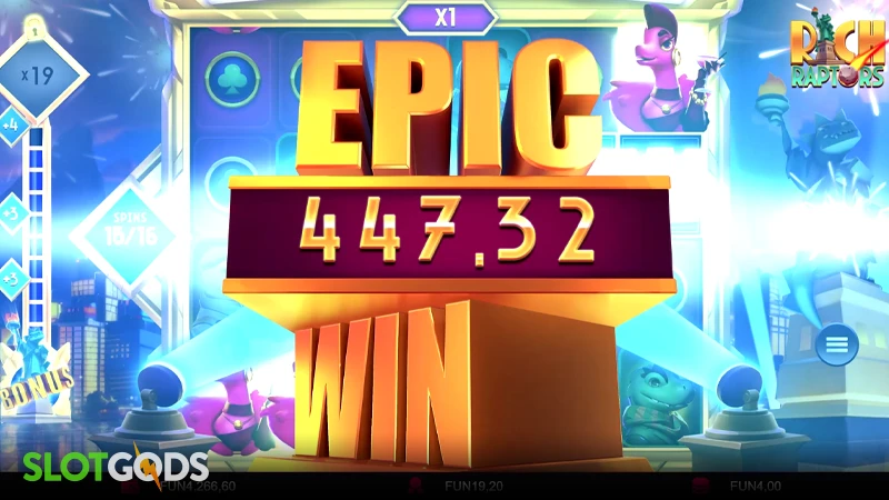 Rich Raptors Slot - Screenshot 4