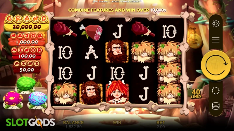 Eggz! Power Combo Slot - Screenshot 