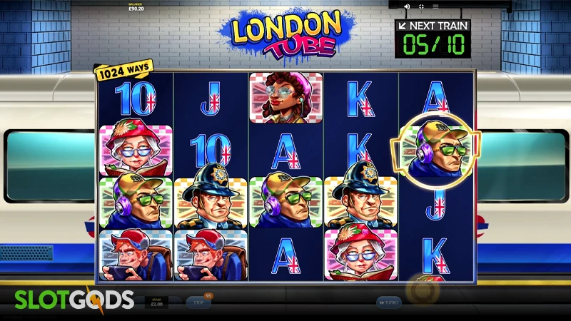 London Tube Slot - Screenshot 
