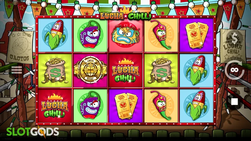 Lucha Chilli Slot - Screenshot 