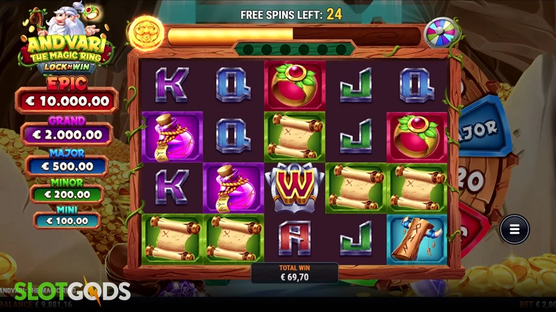 Andvari: The Magic Ring Slot - Screenshot 3