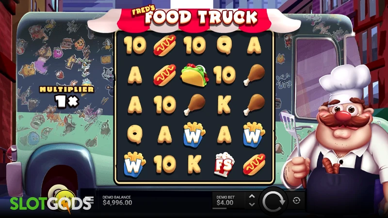 Fred’s Food Truck Slot - Screenshot 