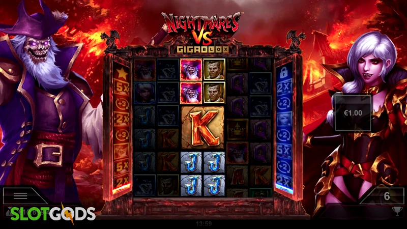Nightmares VS GigaBlox Slot - Screenshot 2