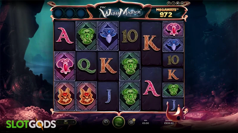 The Wish Master Megaways Slot - Screenshot 