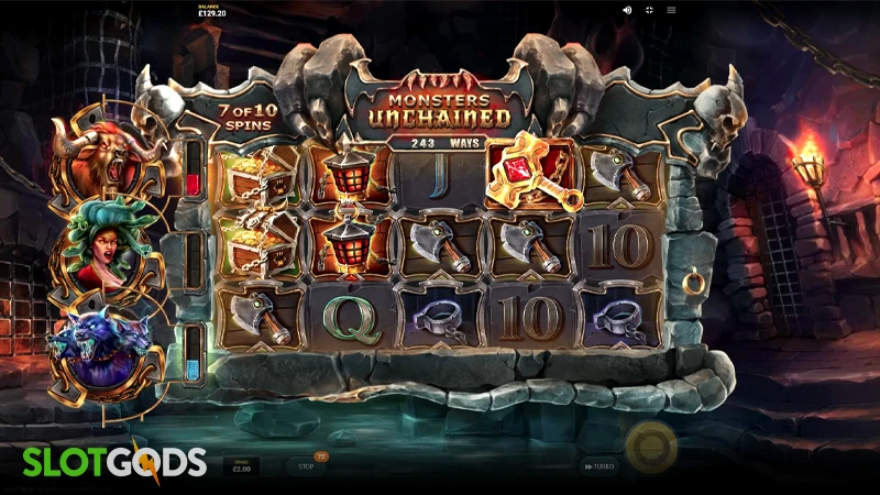 Monsters Unchained Slot - Screenshot 