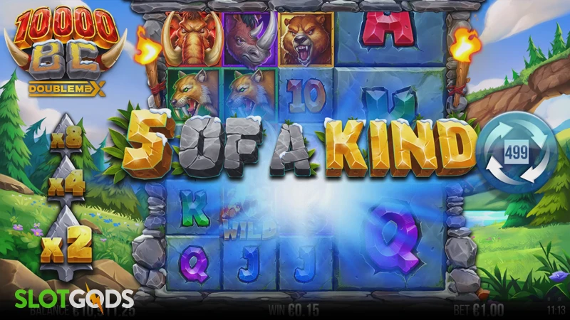 10000BC DoubleMax Slot - Screenshot 3