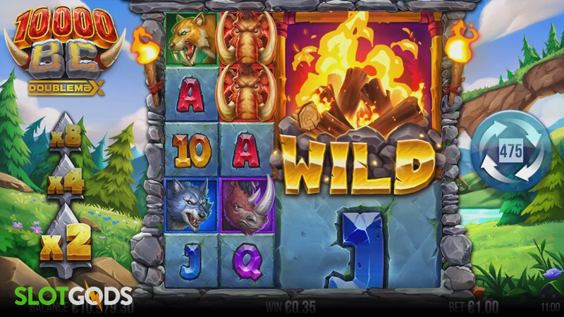 10000BC DoubleMax Slot - Screenshot 2