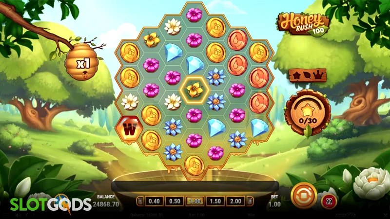 Honey Rush 100 Slot - Screenshot 
