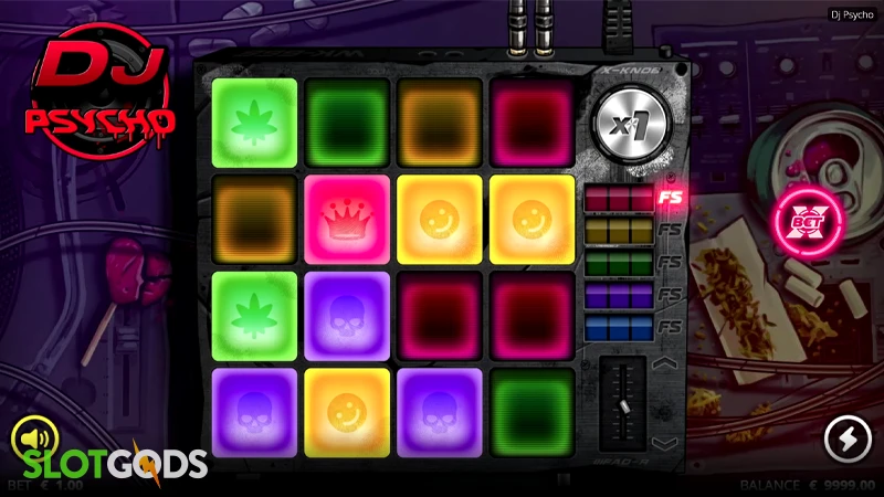 DJ Psycho Slot - Screenshot 