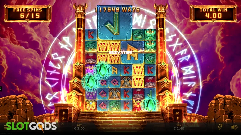 Asgardian Fire Slot - Screenshot 3