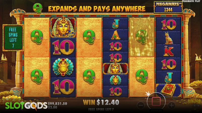 Book of Tut Megaways Slot - Screenshot 3