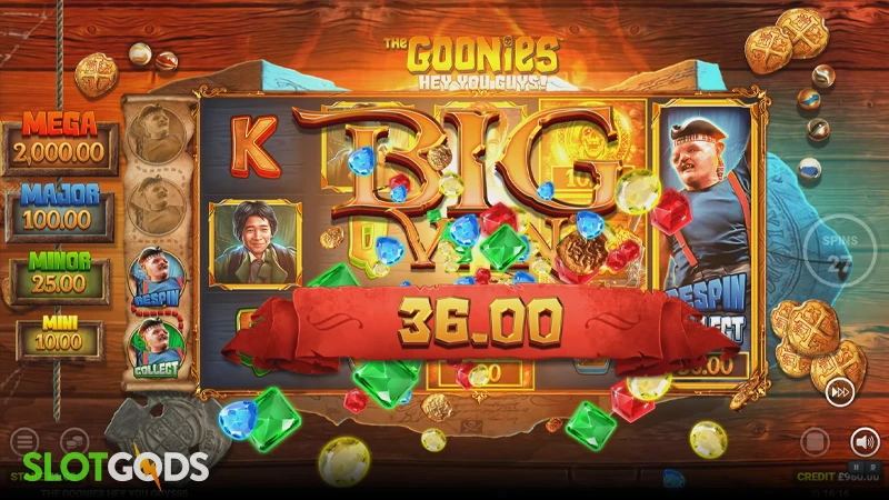 The Goonies Hey You Guys Slot - Screenshot 4