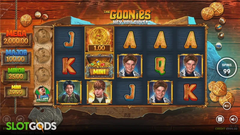 The Goonies Hey You Guys Slot - Screenshot 