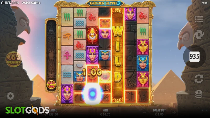 Golden Glyph 3 Slot - Screenshot 3