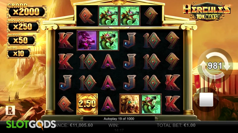 Hercules 10K Ways Slot - Screenshot 