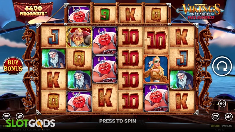 Vikings Unleashed Reloaded Slot - Screenshot 