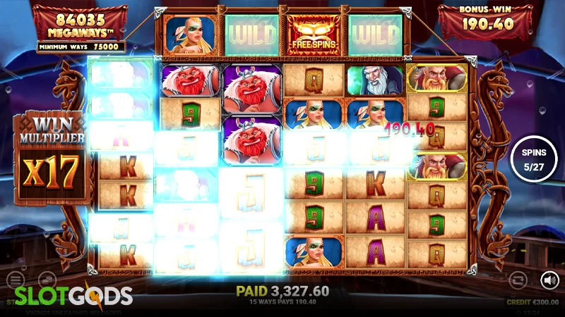 Vikings Unleashed Reloaded Slot - Screenshot 3