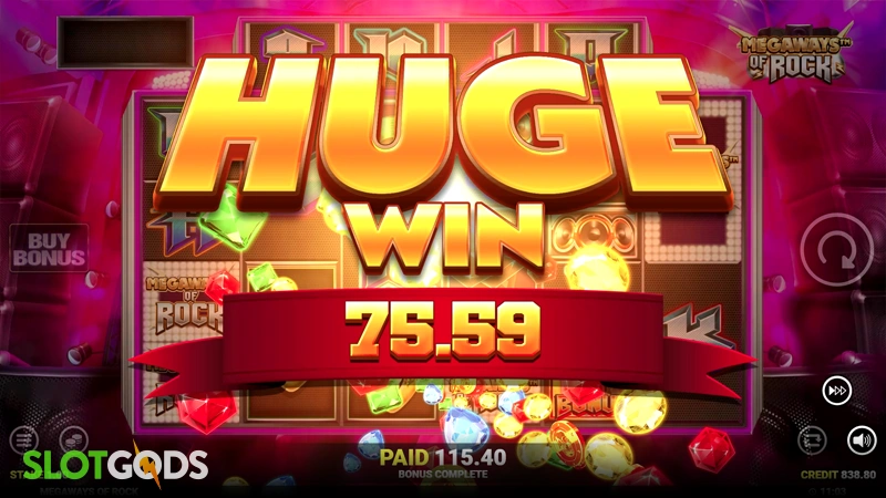 Megaways of Rock Slot - Screenshot 4