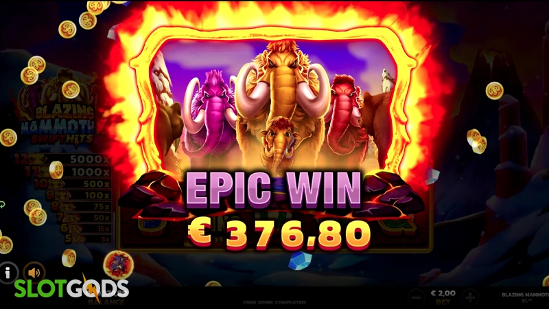 Blazing Mammoth XL Slot - Screenshot 4