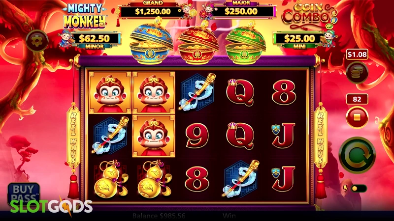 Mighty Monkey Coin Combo Slot - Screenshot 
