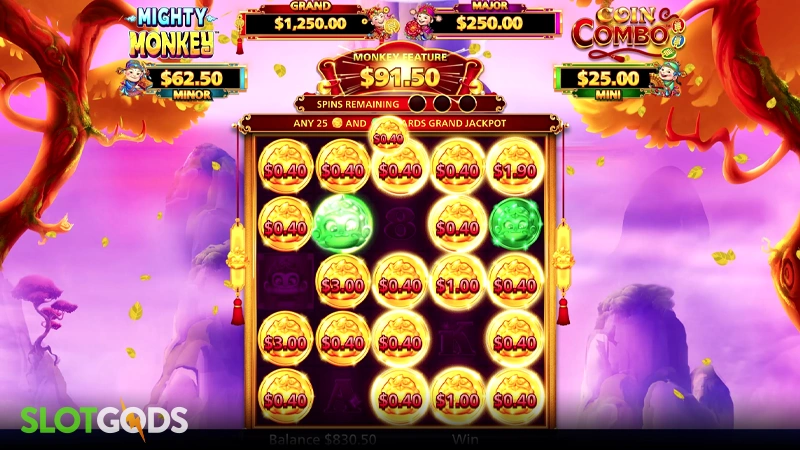 Mighty Monkey Coin Combo Slot - Screenshot 3