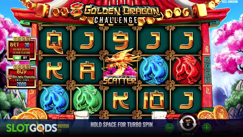 8 Golden Dragon Challenge Slot - Screenshot 