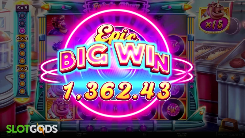 Fatz's Diner GigaBlox Slot - Screenshot 4