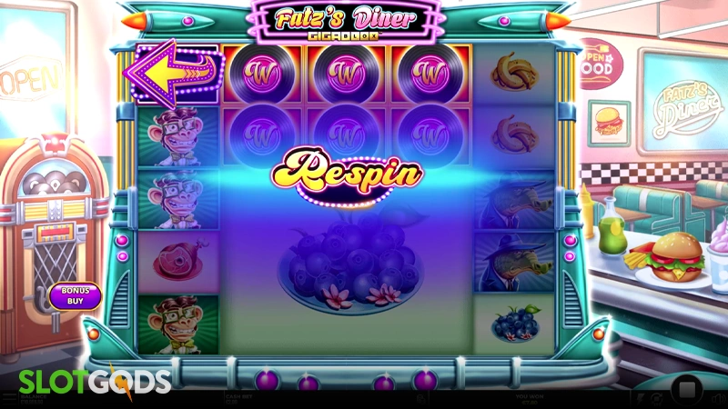 Fatz's Diner GigaBlox Slot - Screenshot 2